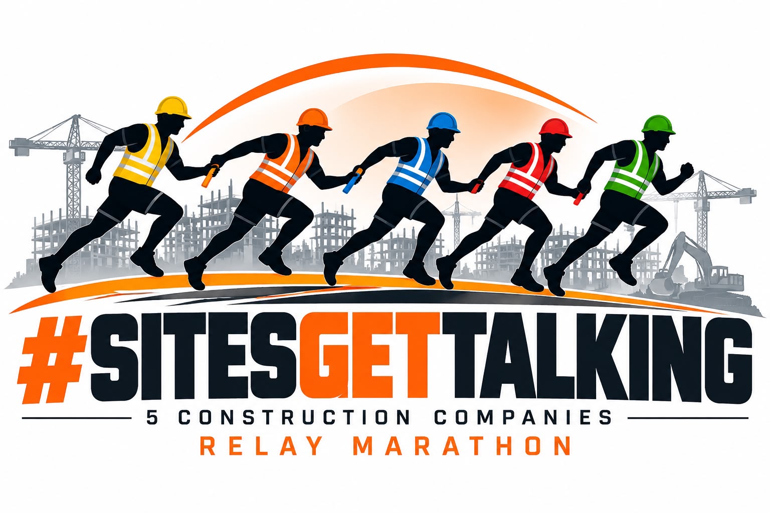 Sites Get Talking: five construction companies relay marathon
